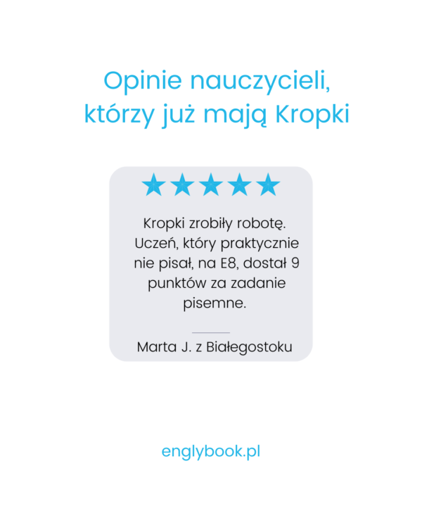 Wypowiedź pisemna - Kropki (E8) - obrazek 3
