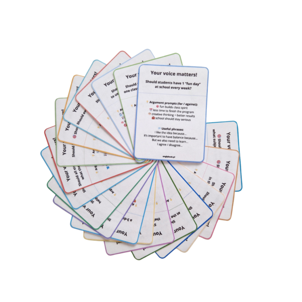 Back to school - Speaking set - obrazek 2