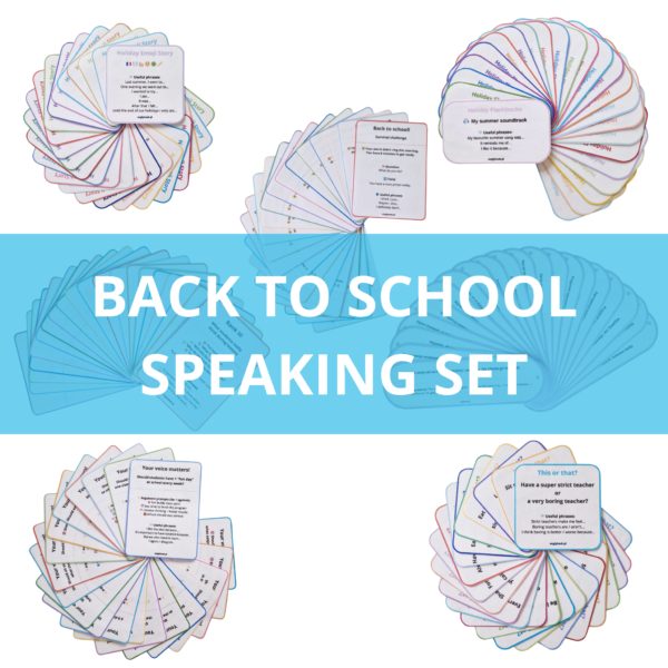 Back to school - Speaking set
